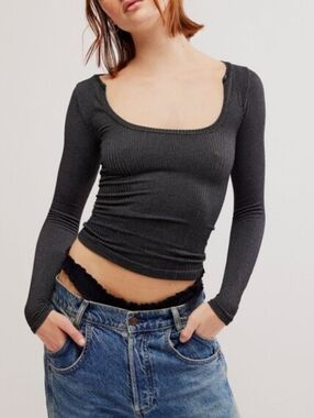 NWOT Free People Clean Slate Long Sleeve